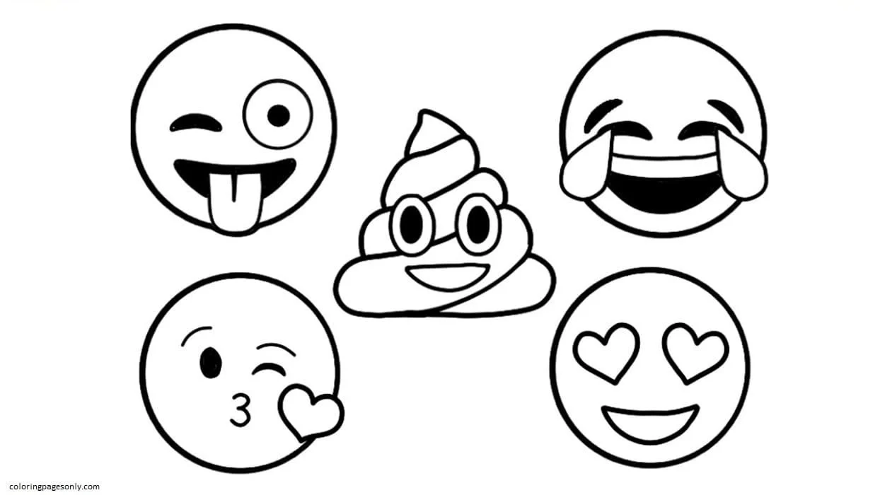 Emoji Ausmalbilder 36