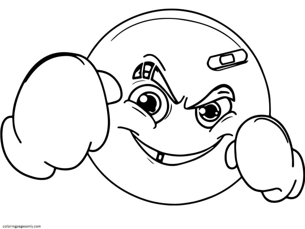 Emoji Ausmalbilder 41