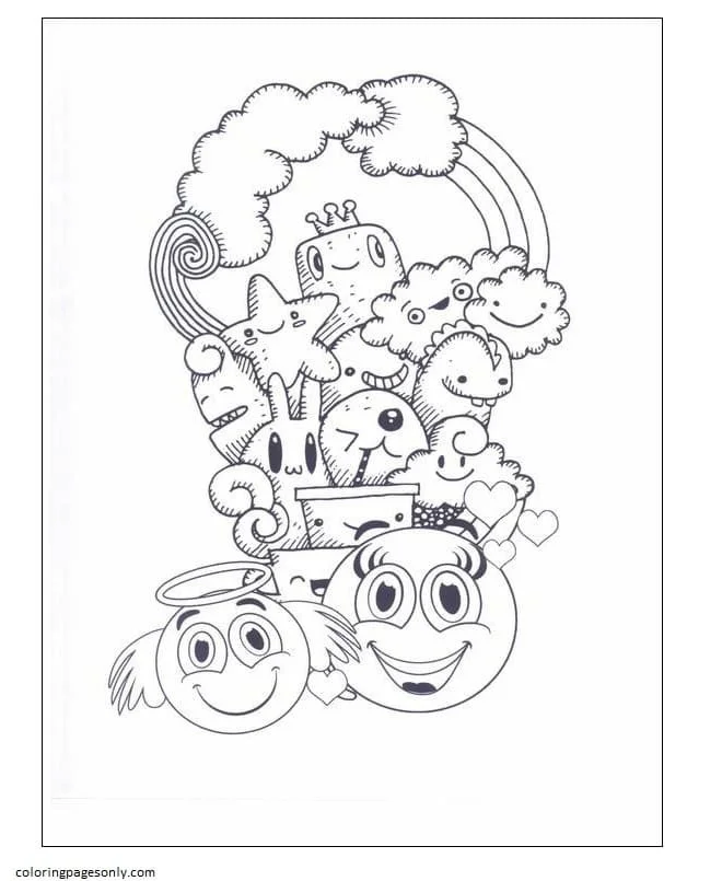 Emoji Ausmalbilder 68
