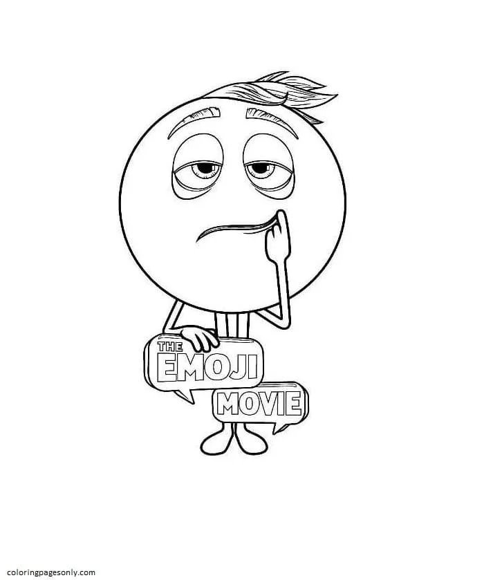 Emoji Ausmalbilder 89