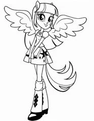 Equestria Girls Para Colorear 17