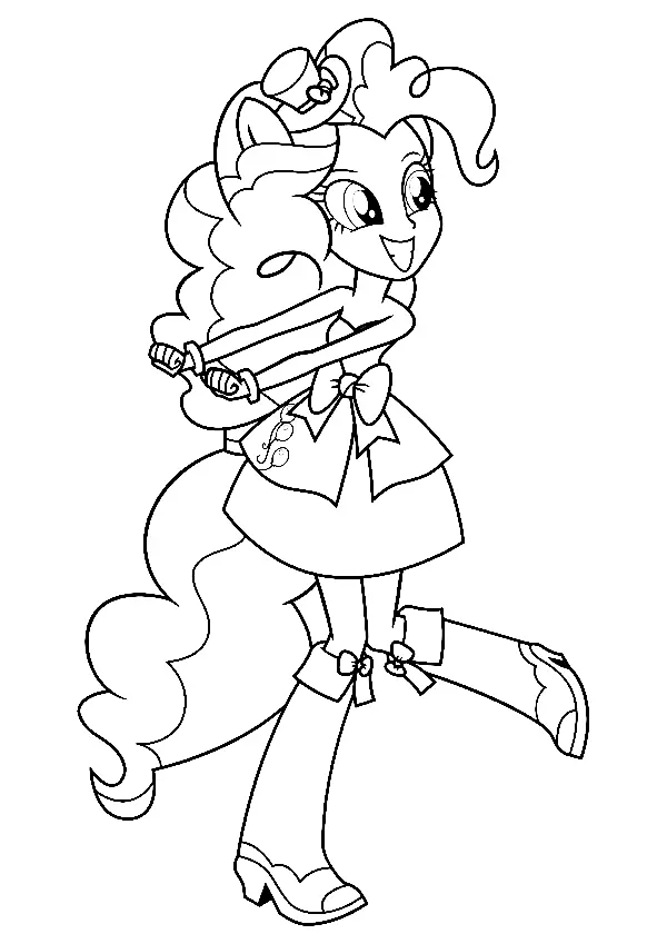 Equestria Girls Para Colorear 61