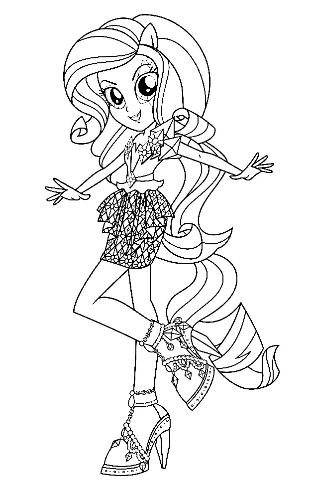 Equestria Girls Para Colorear