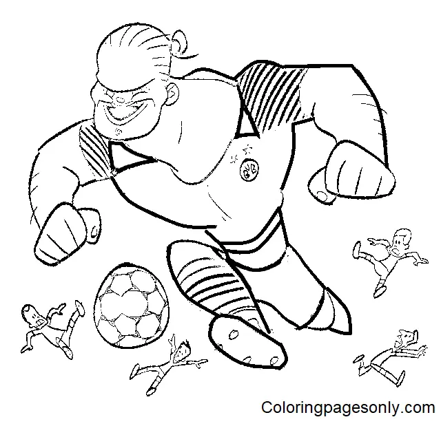 Erling Haaland Coloring Pages 13