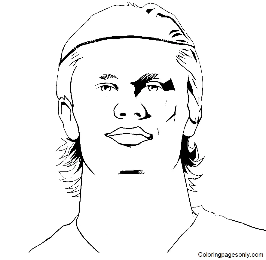 Erling Haaland Coloring Pages 17