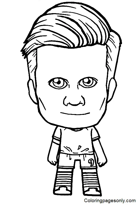 Erling Haaland Coloring Pages 22