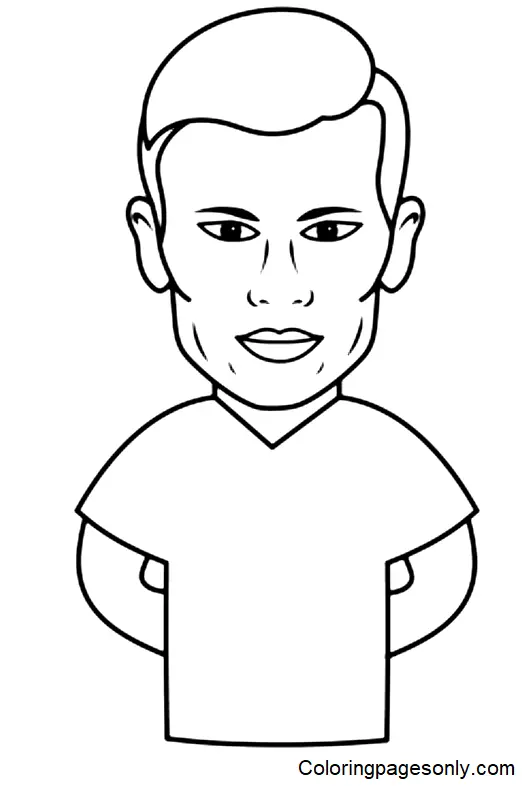 Erling Haaland Coloring Pages 23