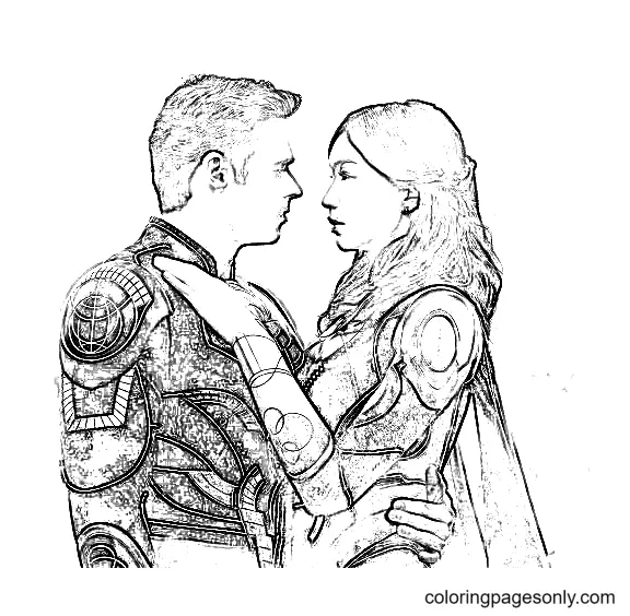 Eternals Coloring Pages 15
