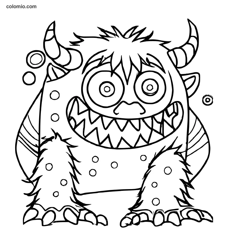 Mau-olhado Para Colorir 9