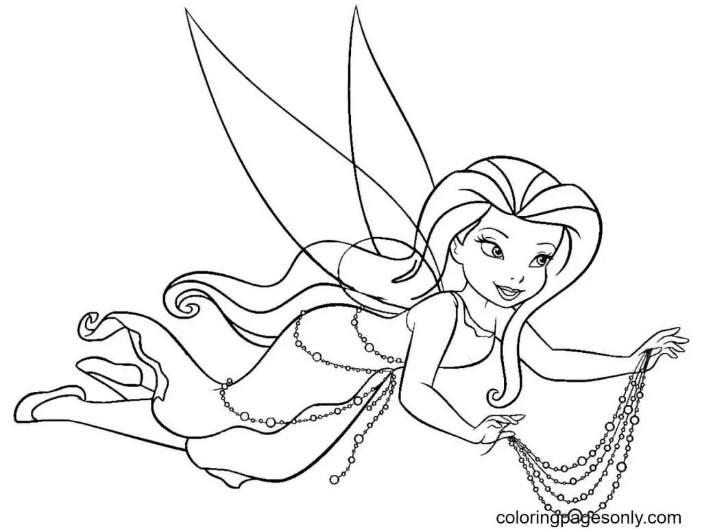 Desenhos de Fadas Para Colorir 70
