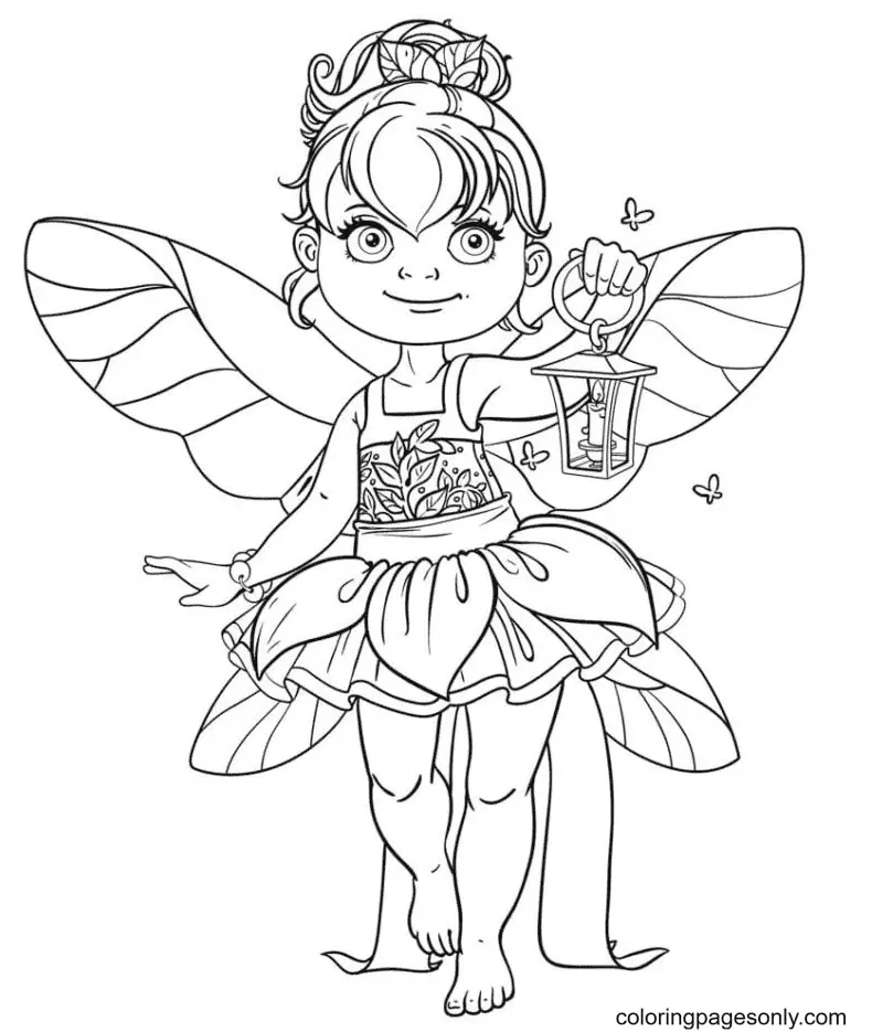 Fairy Coloring Pages 78