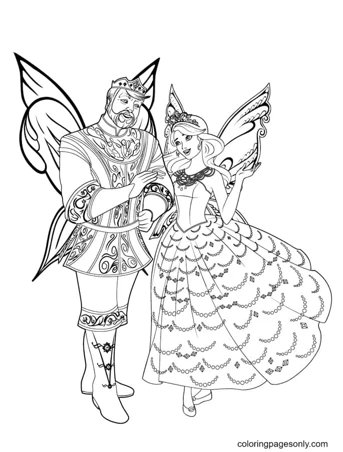 Desenhos de Fadas Para Colorir 80