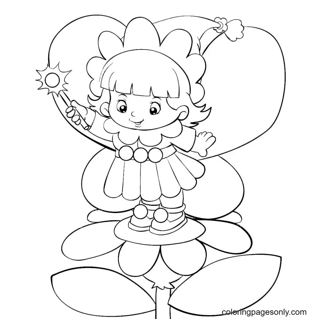 Desenhos de Fadas Para Colorir 88