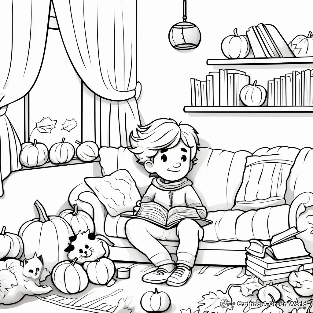 Fall Coloring Pages 124