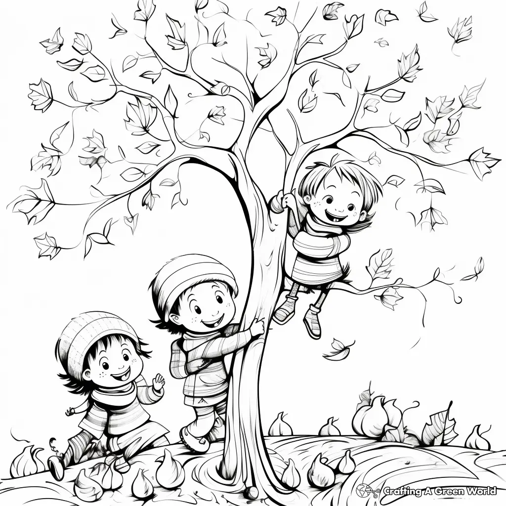 Fall Coloring Pages 130