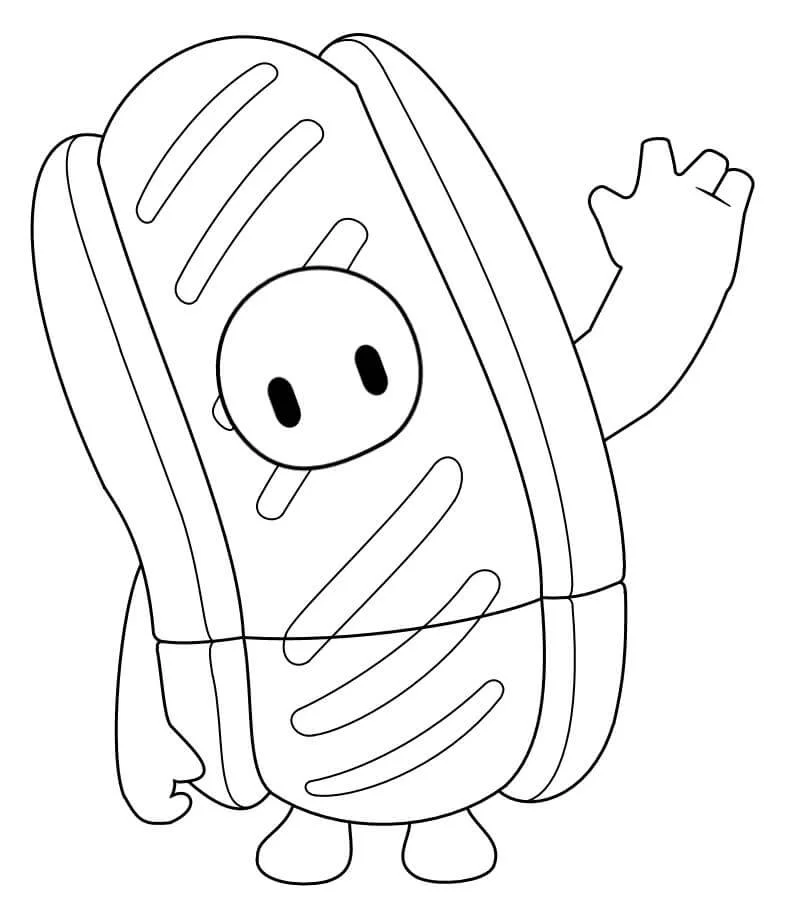 Fall Guys Para Colorear 9