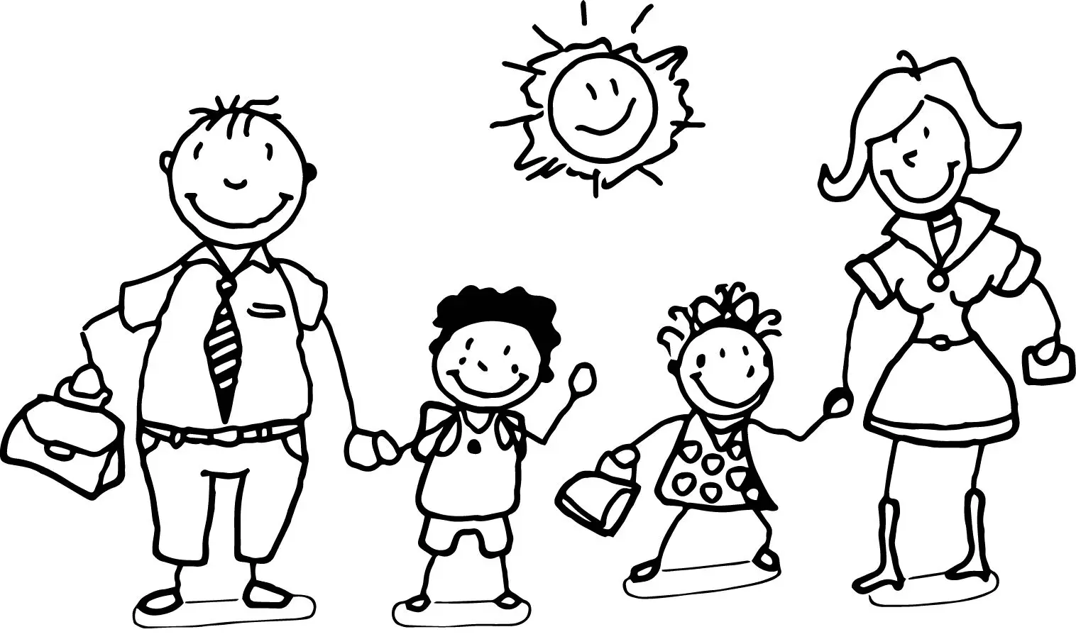 Desenhos de Family Para Colorir 17