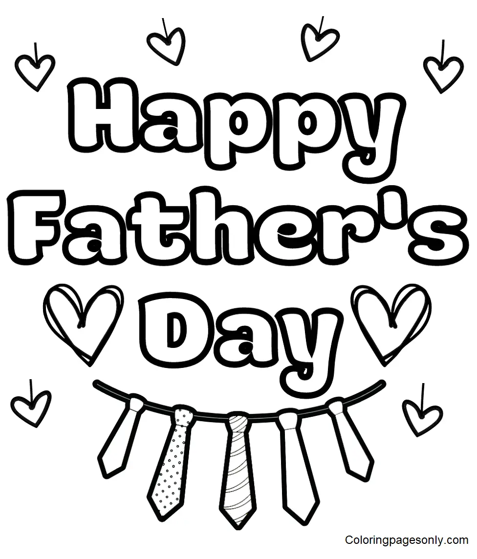 Dia Del Padre Para Colorear 12