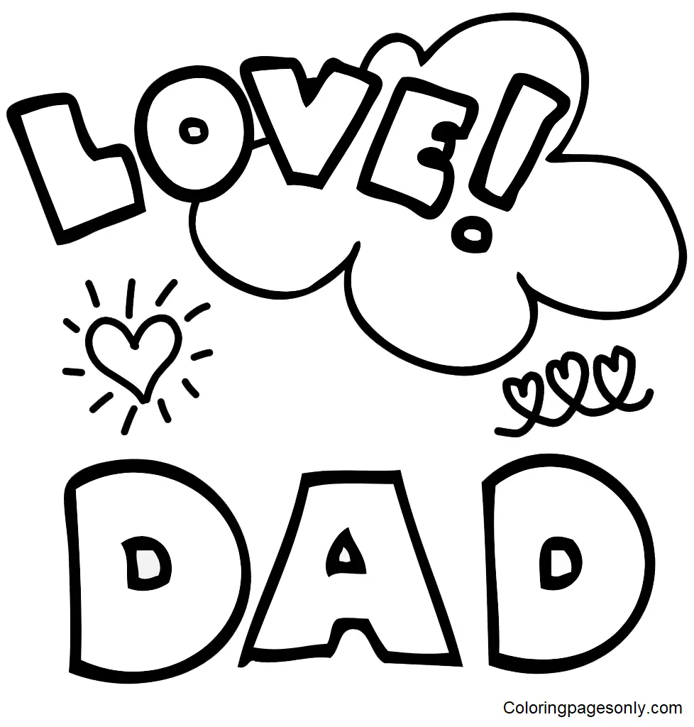 Dia Del Padre Para Colorear 8