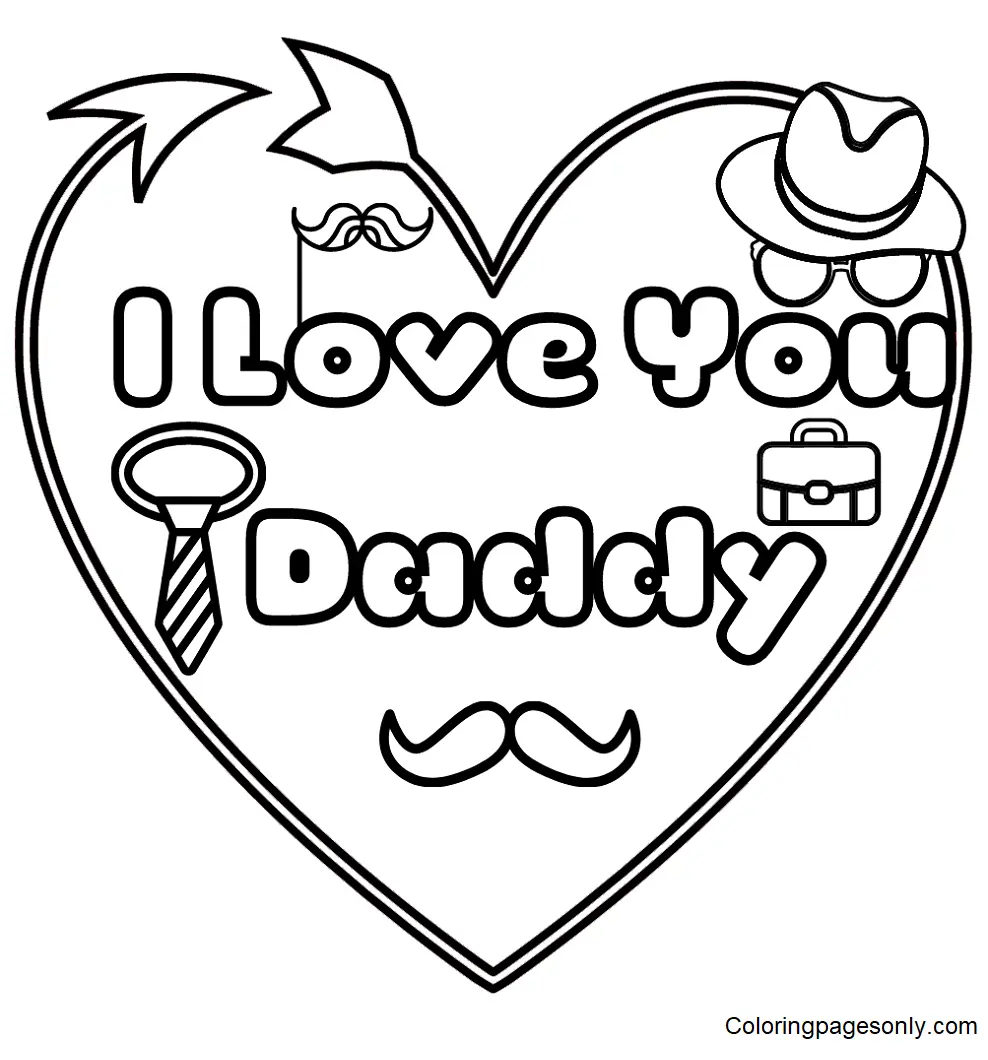 Dia Del Padre Para Colorear 9