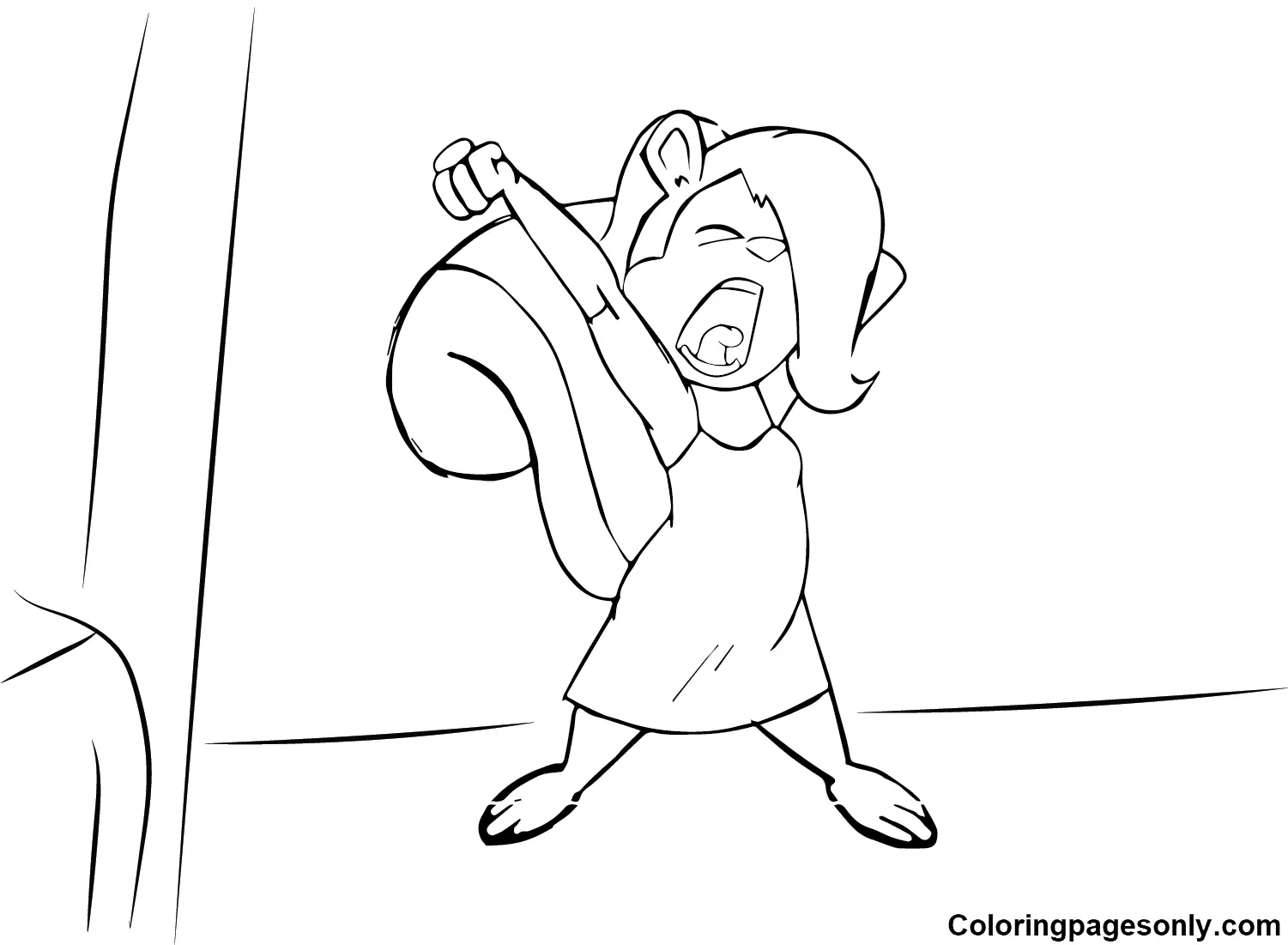 Fifi La Fume Coloring Pages