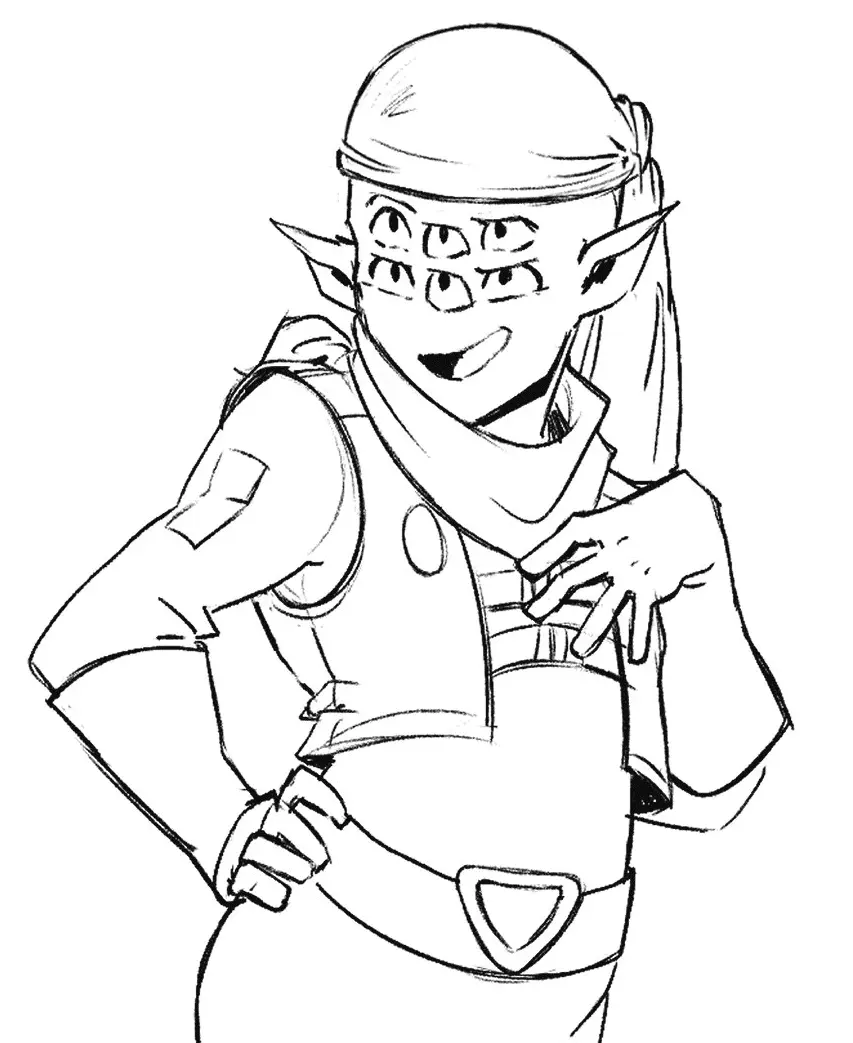 Final Space Para Colorear 27