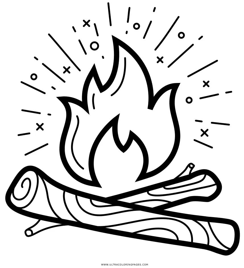 Fire Coloring Pages 18