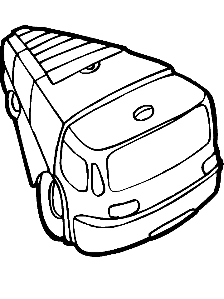 Desenhos de Caminhao de Bombeiros Para Colorir 57