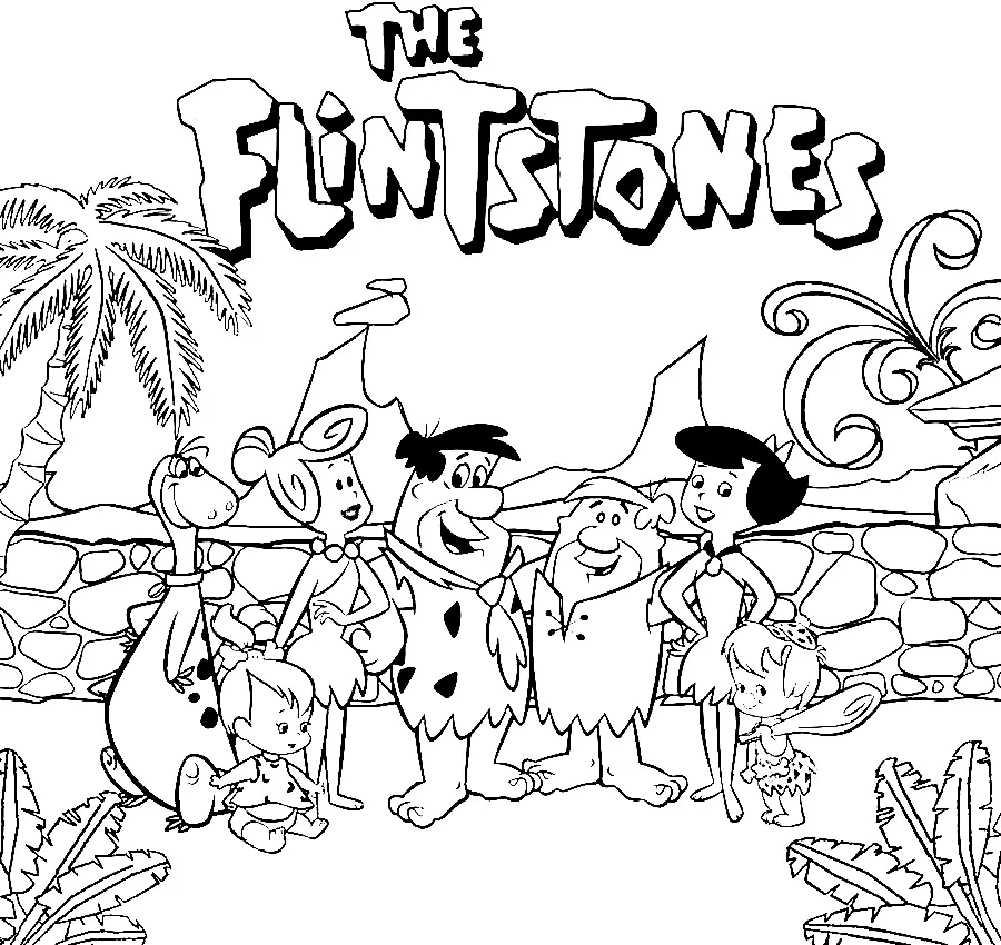 Flintstones Coloring Pages 2