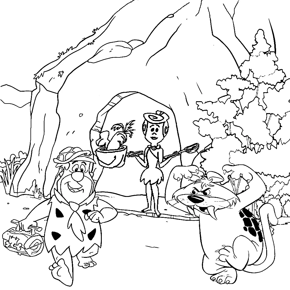 Flintstones Coloring Pages 20