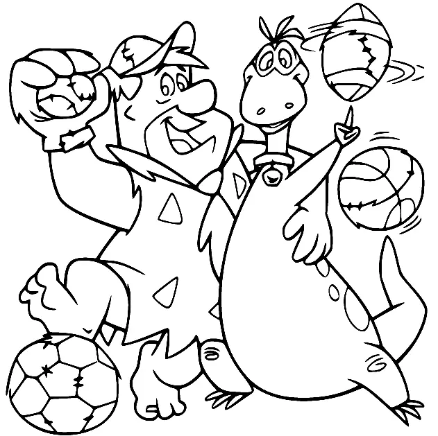 Flintstones Coloring Pages 22