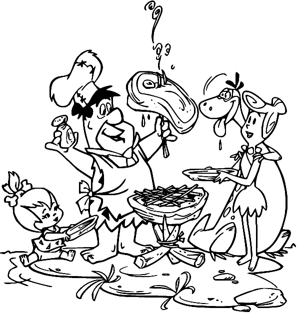 Flintstones Coloring Pages 34