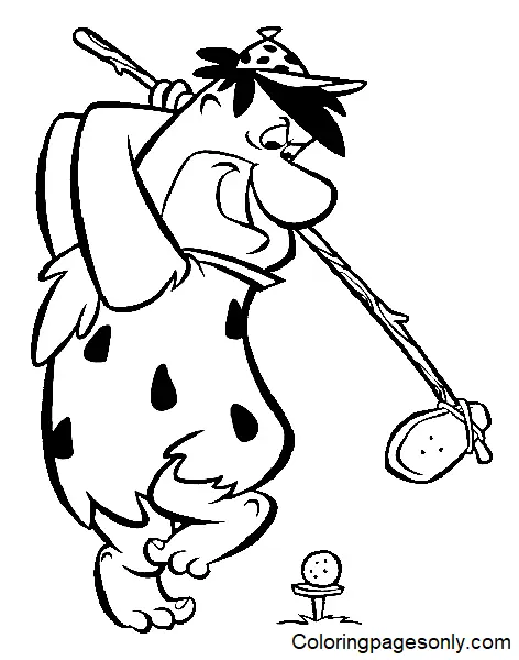 Flintstones Coloring Pages 4