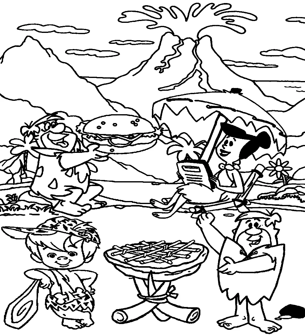 Flintstones Coloring Pages 46
