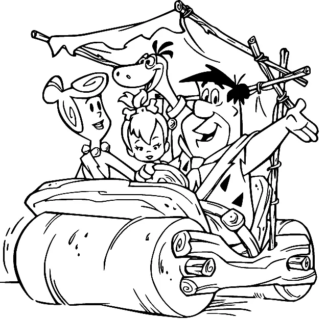 Flintstones Coloring Pages 5