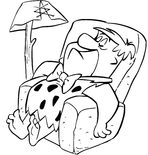 Desenhos de Flintstones Para Colorir 61