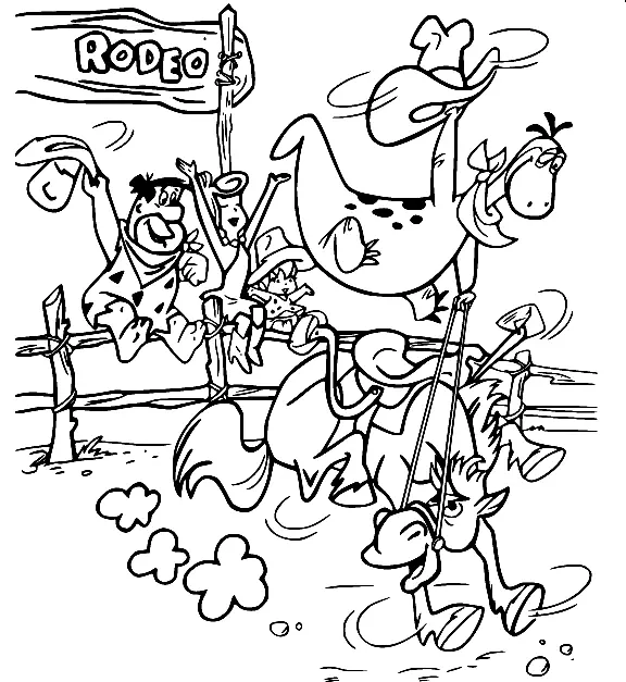 Flintstones Coloring Pages 63