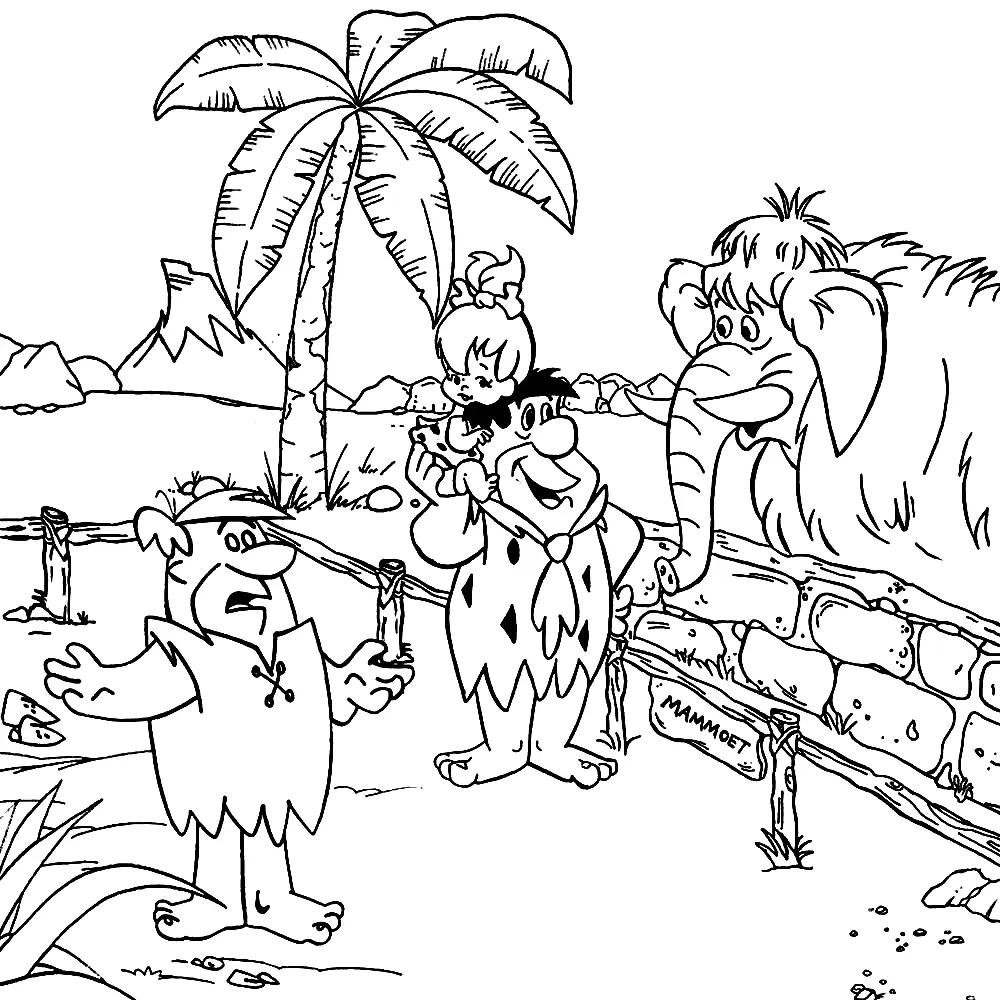 Flintstones Coloring Pages 76