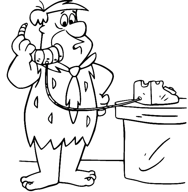 Desenhos de Flintstones Para Colorir 77