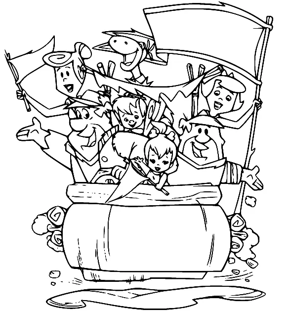 Flintstones Coloring Pages 81