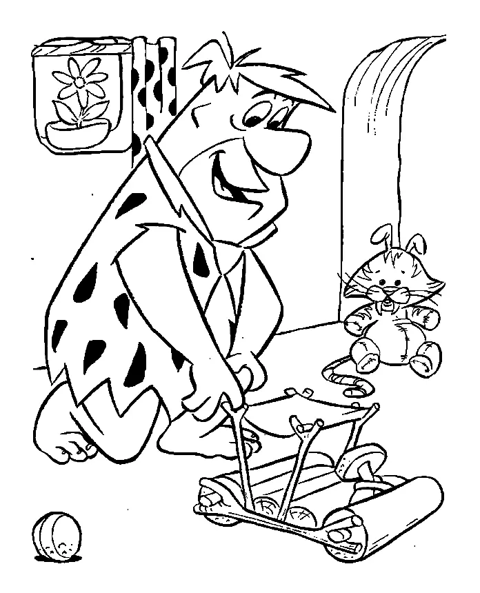 Flintstones Coloring Pages 87