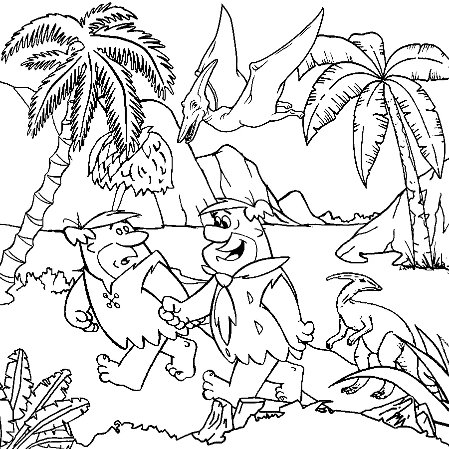 Flintstones Coloring Pages 91
