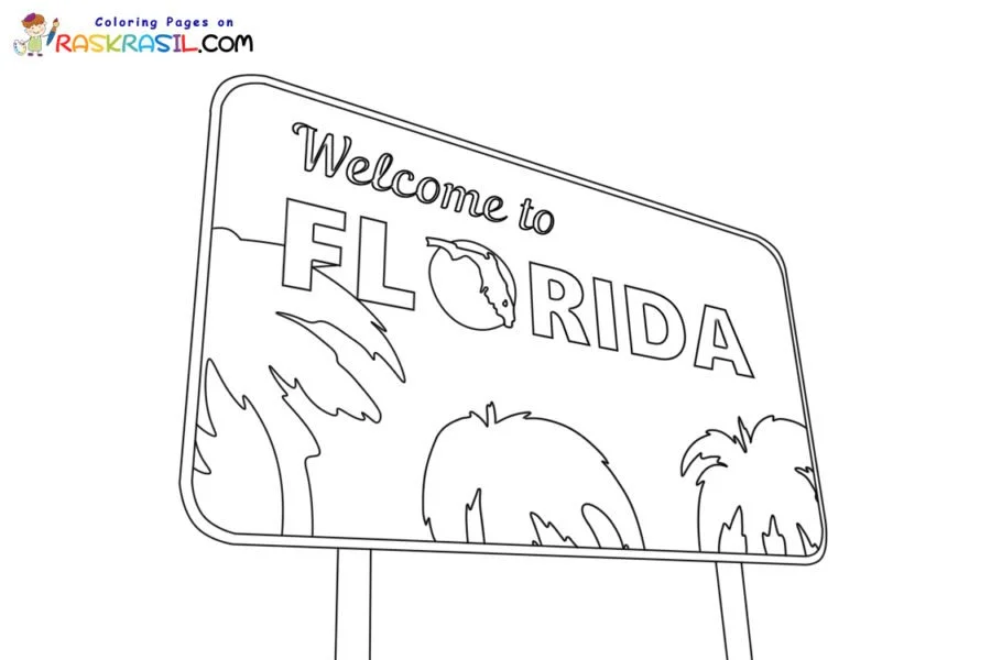 Florida Ausmalbilder 1