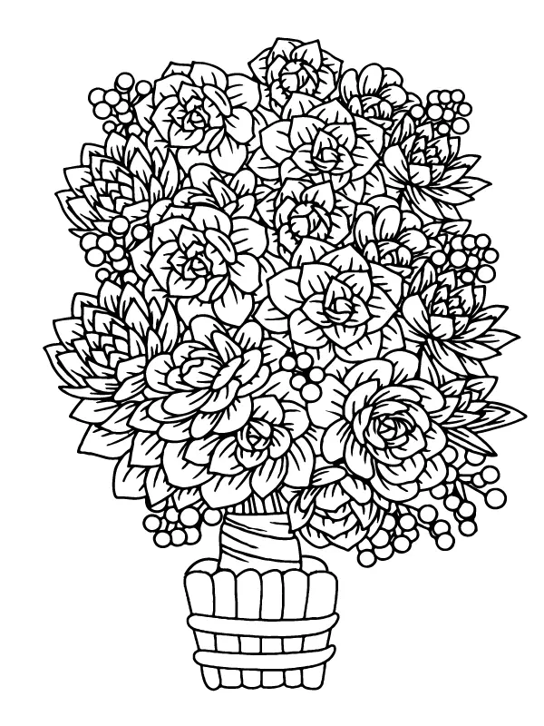 Flores Para Adultos Para Colorear 18