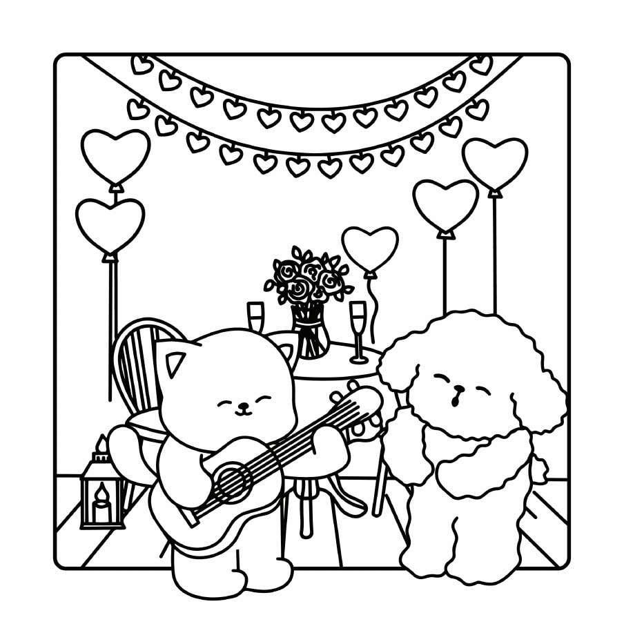 Fluffy Cozy Friends Coloring Pages - Fluffy Cozy Friends Coloring Pages 3 1.webp