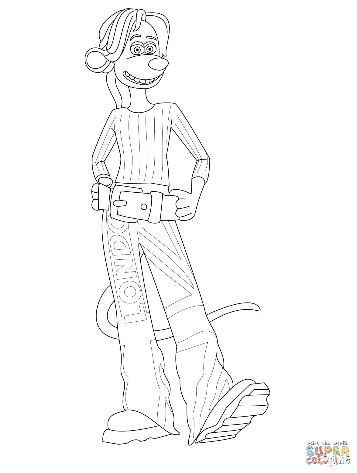 Flushed Away Coloring Pages 1