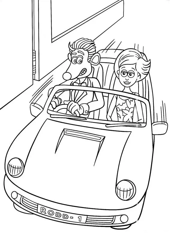 Flushed Away Coloring Pages 19