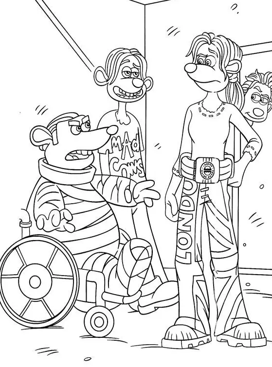 Flushed Away Coloring Pages 3