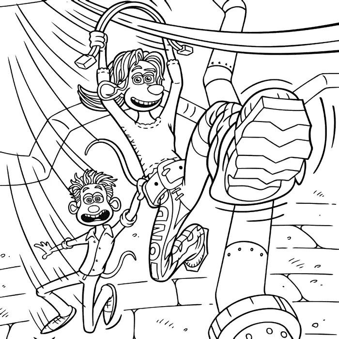 Flushed Away Coloring Pages 6