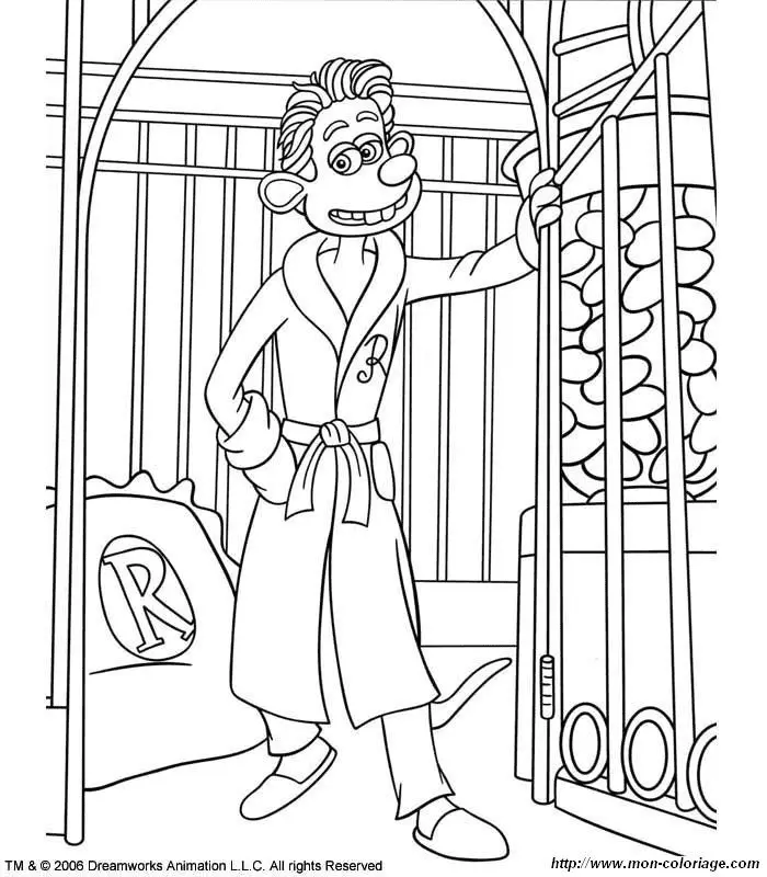 Flushed Away Coloring Pages 7